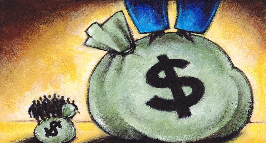 億万長者の富と飢餓の深まり