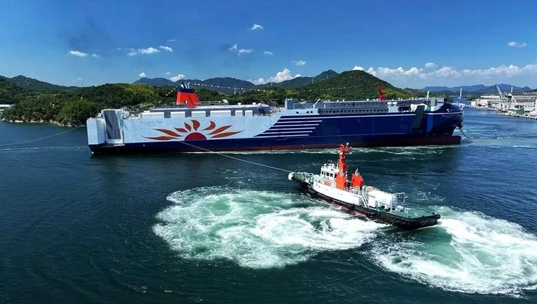 Japan Launches Efficient RoPax Ferries Keyaki and Sunflower Pirka
