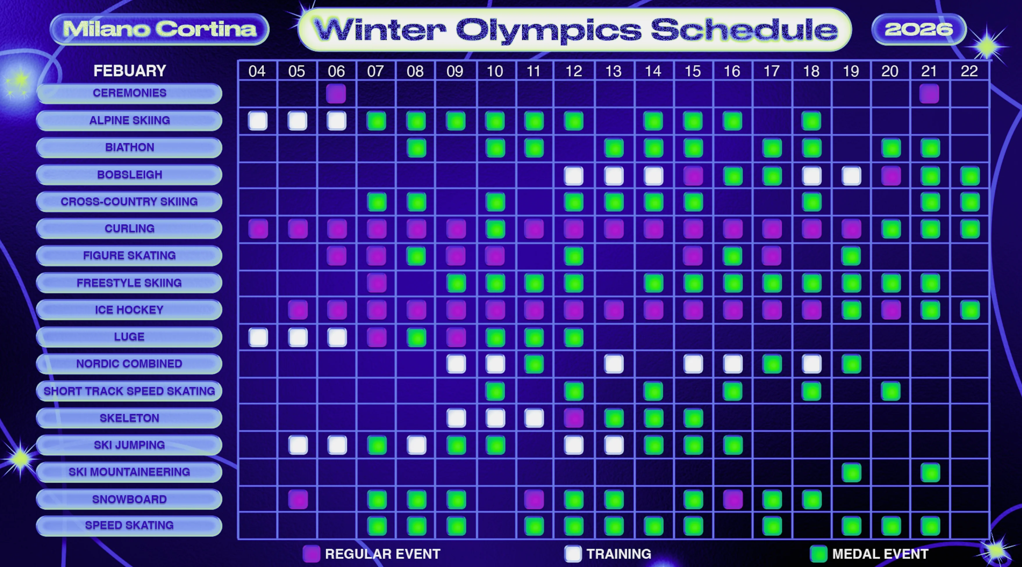 Olympia 2026 TV-Plan für Mittwoch mit Live-Streams