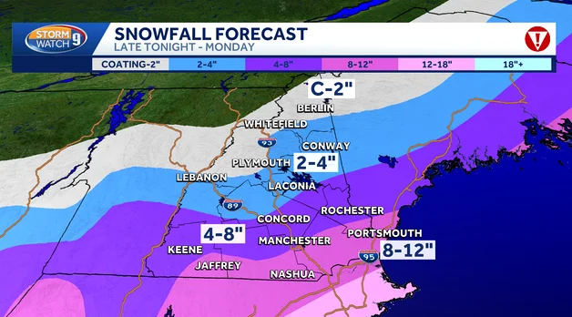 Blizzard Warning Issued for NH Coast as Nor'easter Looms