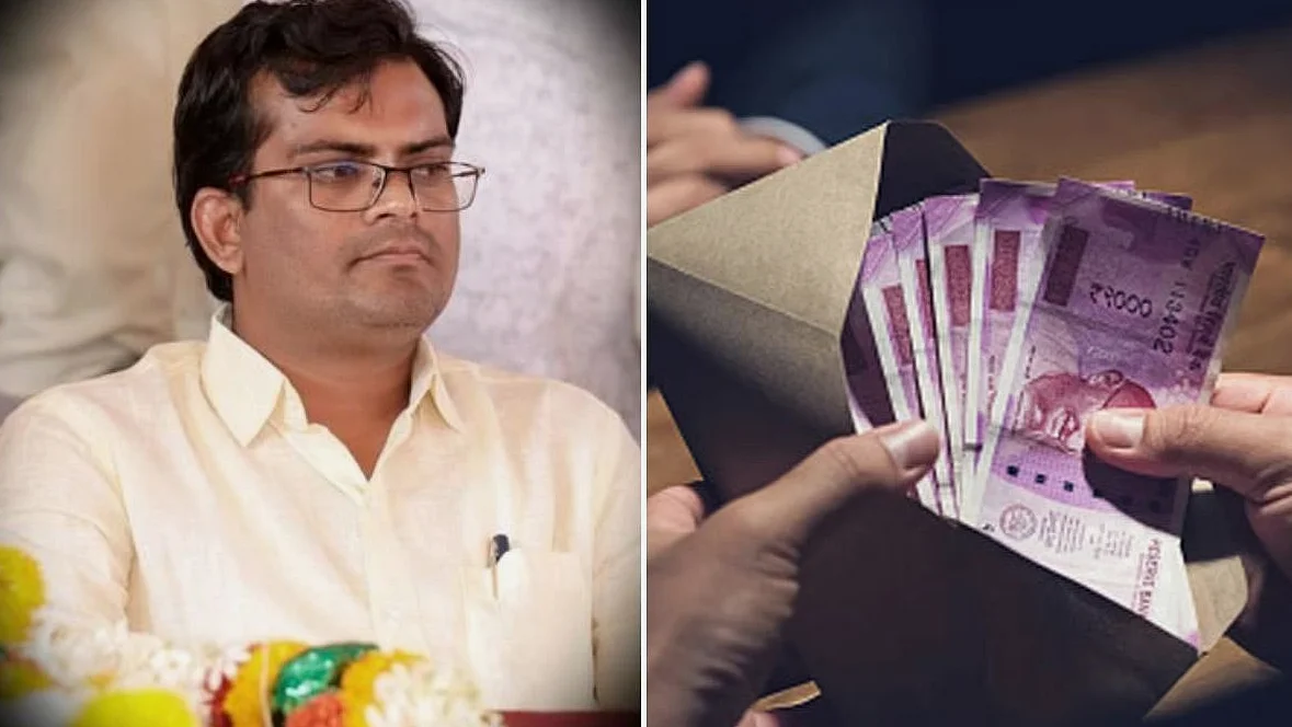 Karnataka BJP MLA Chandru Lamani Caught Accepting ₹5 Lakh Bribe in Lokayukta Trap