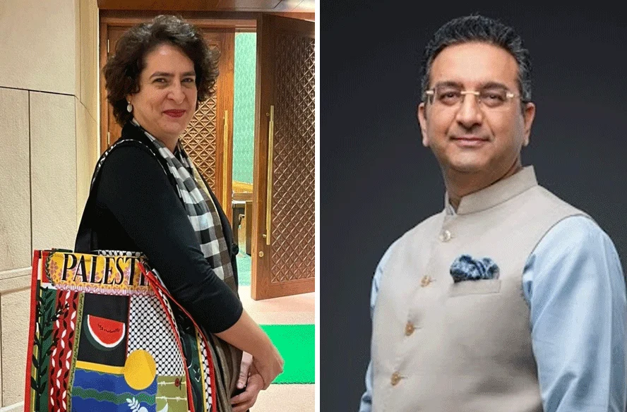 BJP Labels Priyanka Gandhi 'Female Ghajini' Over Gaza Remarks Ahead of Modi's Israel Visit
