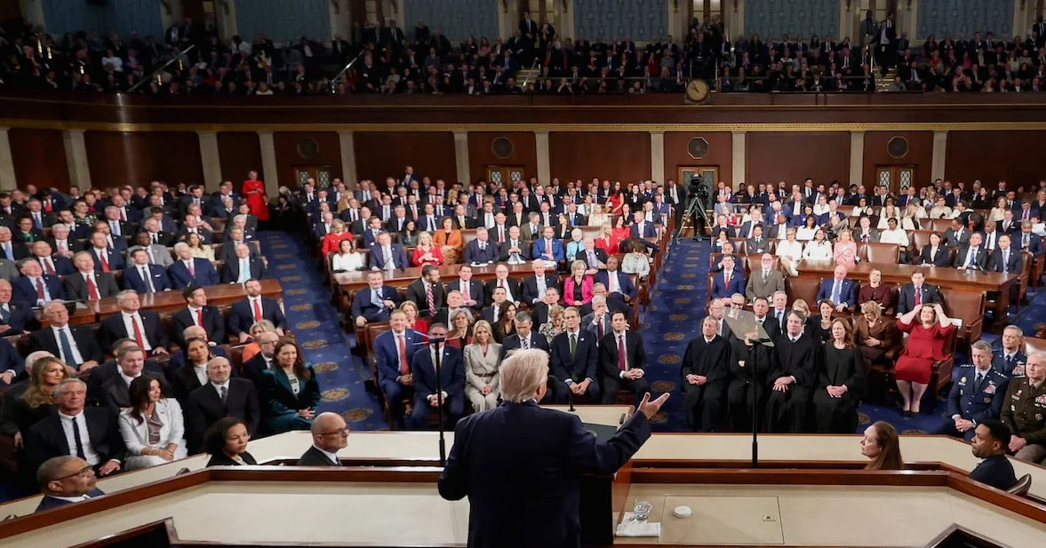Trump's 2026 State of the Union Speech Claims Economic and Border Successes