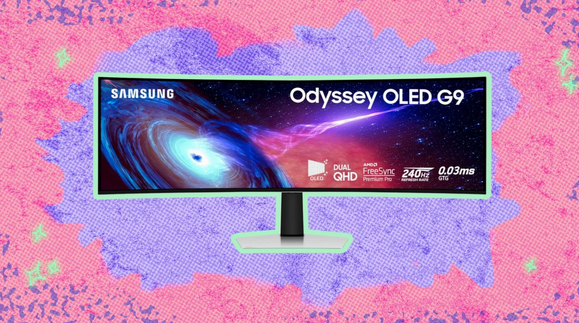 Samsung’s 49-inch OLED gaming monitor is $300 off