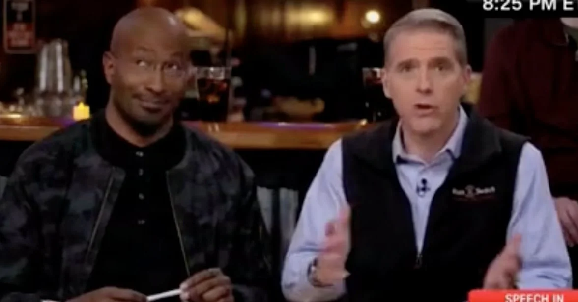 Van Jones reagiert sichtbar auf Trump-Kritik von Scott Jennings