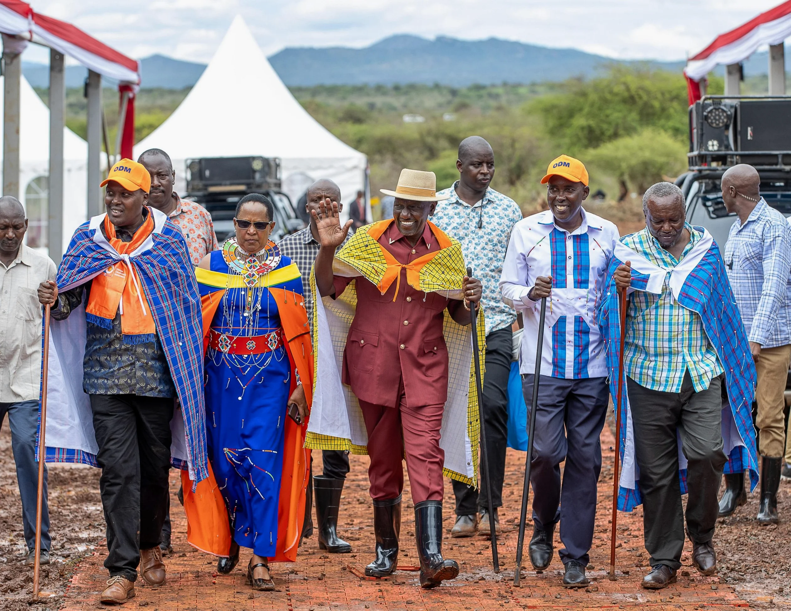 Ruto Emphasizes National Unity in UDA-ODM Talks, Announces Kajiado Development Projects