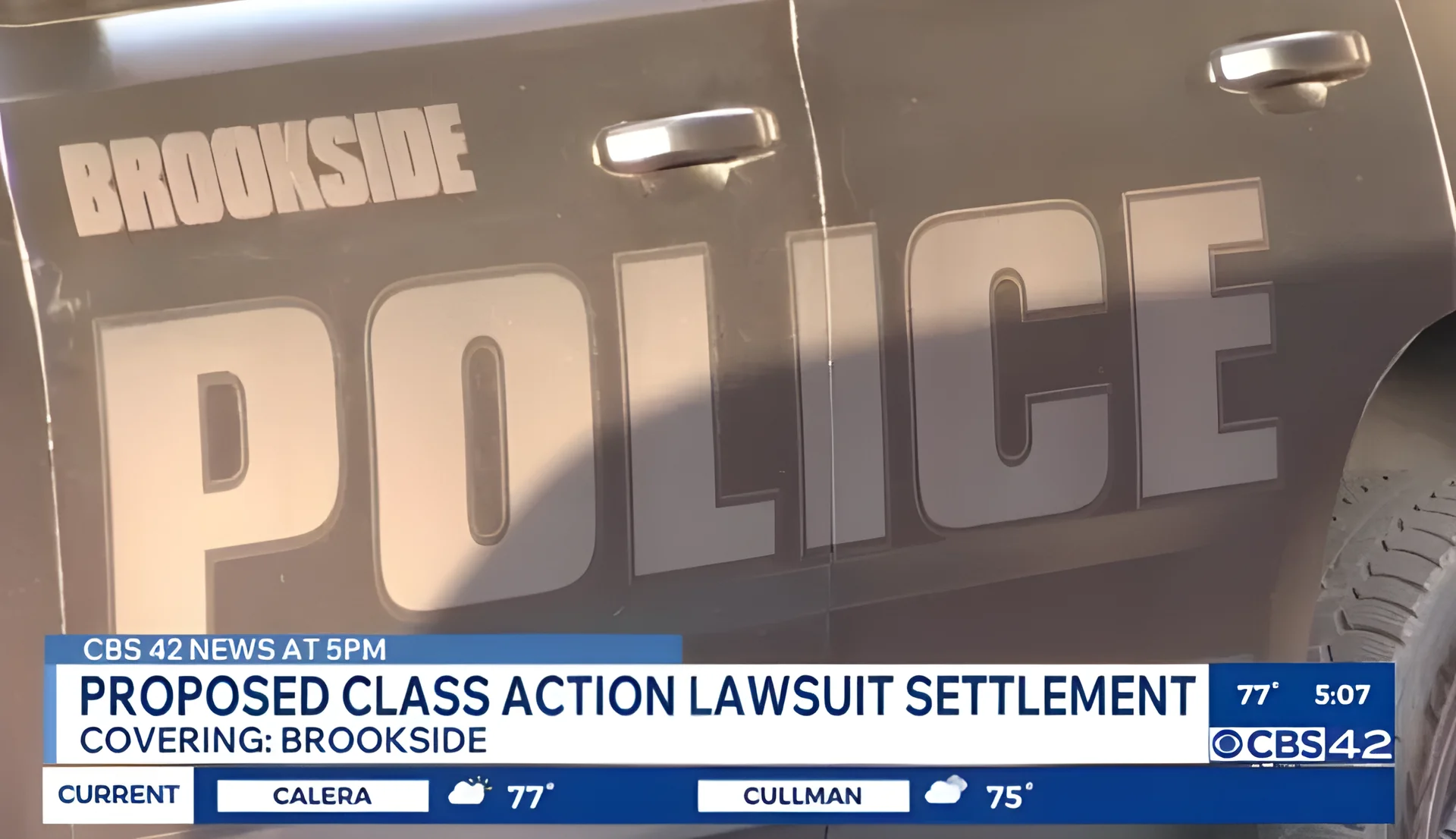 브룩사이드 경찰 부당한 집행에 대한 150만 달러 합의금 승인 여부 결정