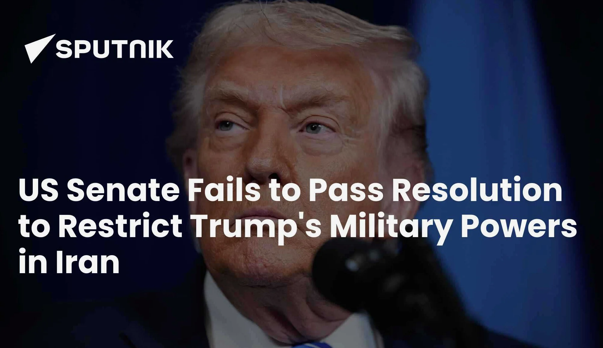 US-Senat lehnt Resolution zur Einschränkung von Trumps militärischen Befugnissen in Iran ab