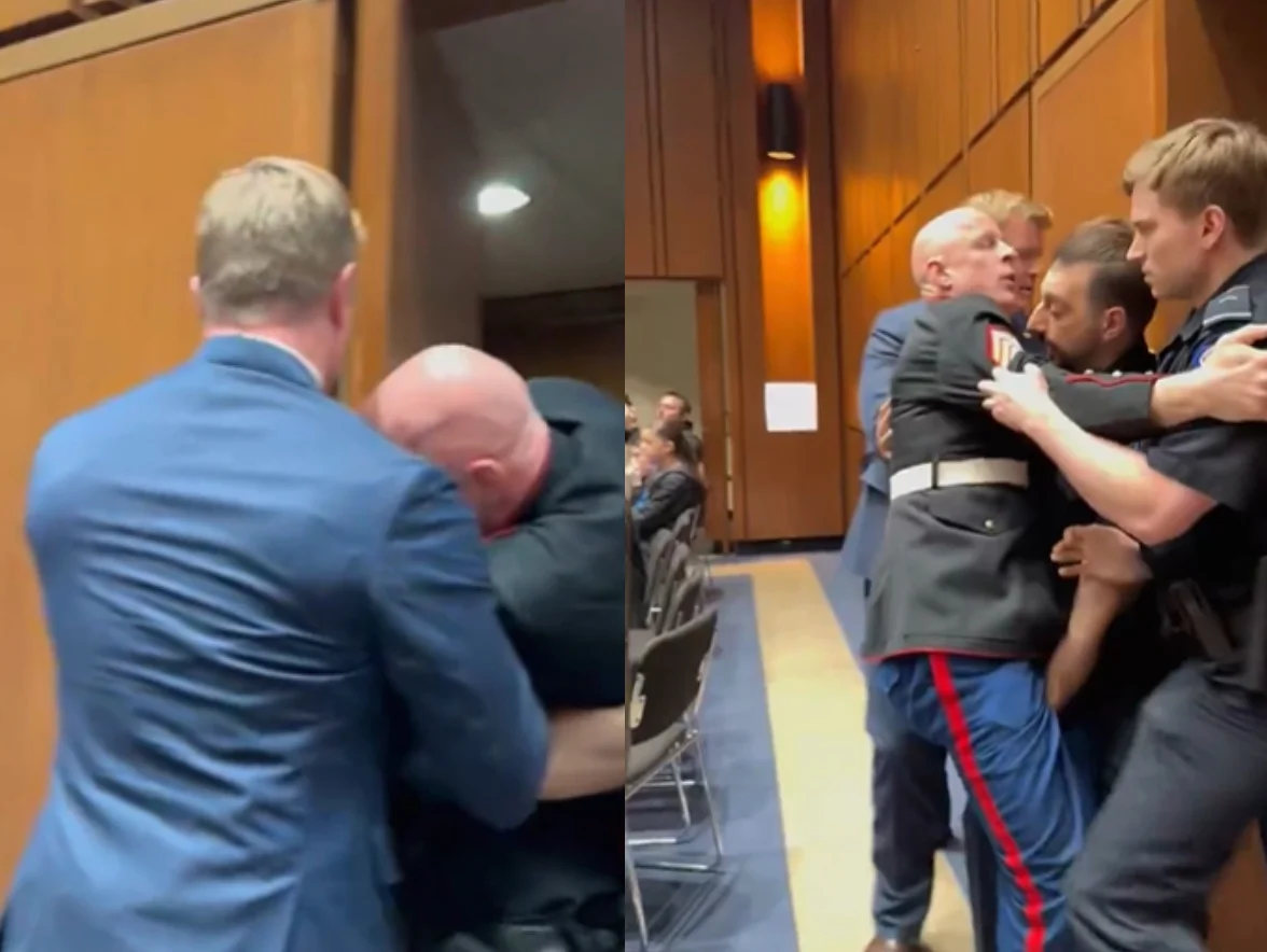 US-Senator Tim Sheehy bricht Hand eines ehemaligen Marines wegen Protest gegen militärische Aktion in Iran