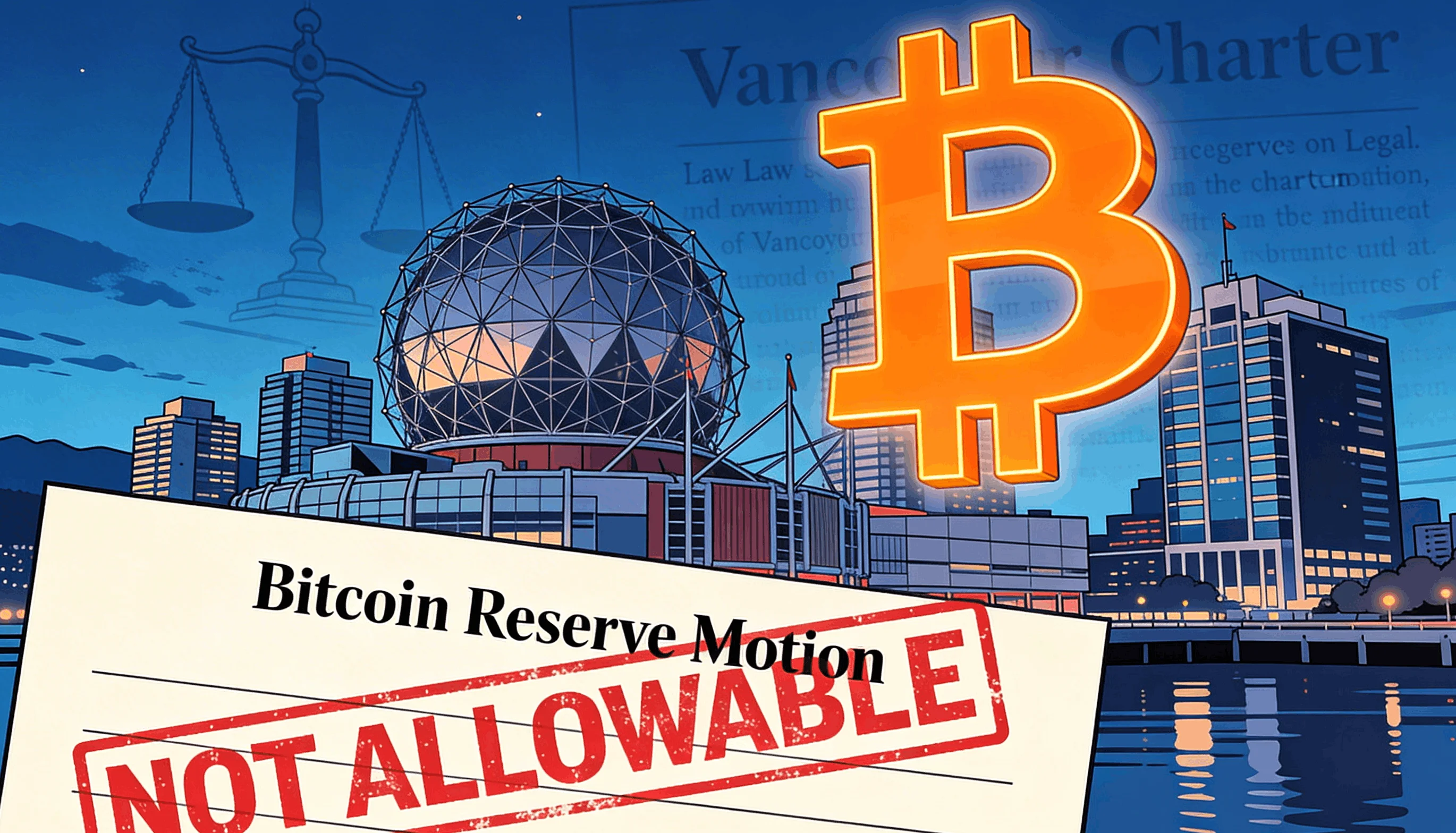 Vancouver Mayor’s Bitcoin Reserve Plan Faces Legal Hurdles