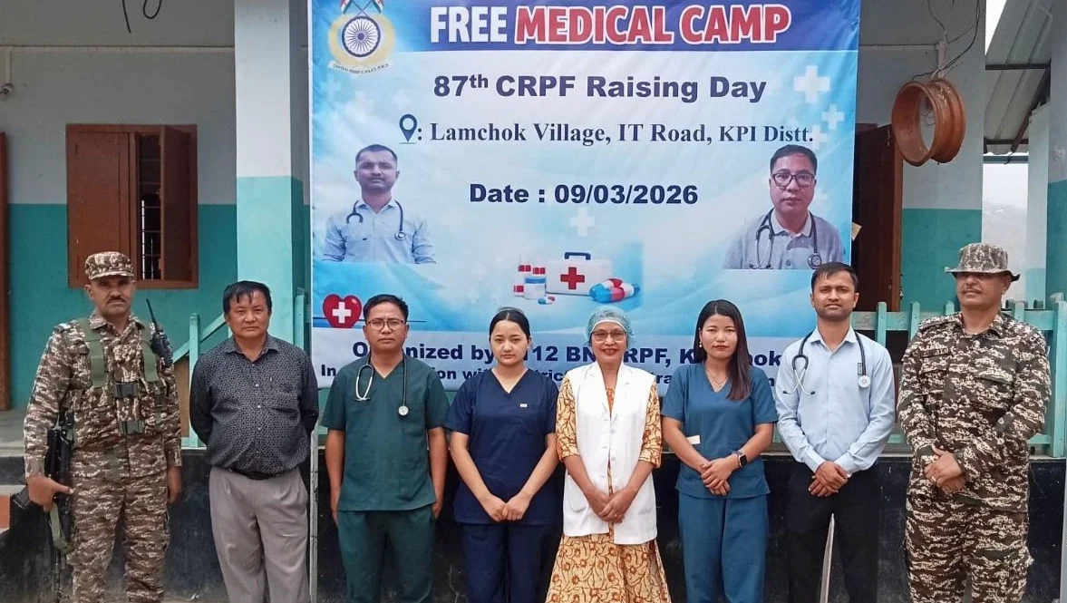 CRPF、マニプルの山間部で無料医療キャンペーン、200人以上が受益