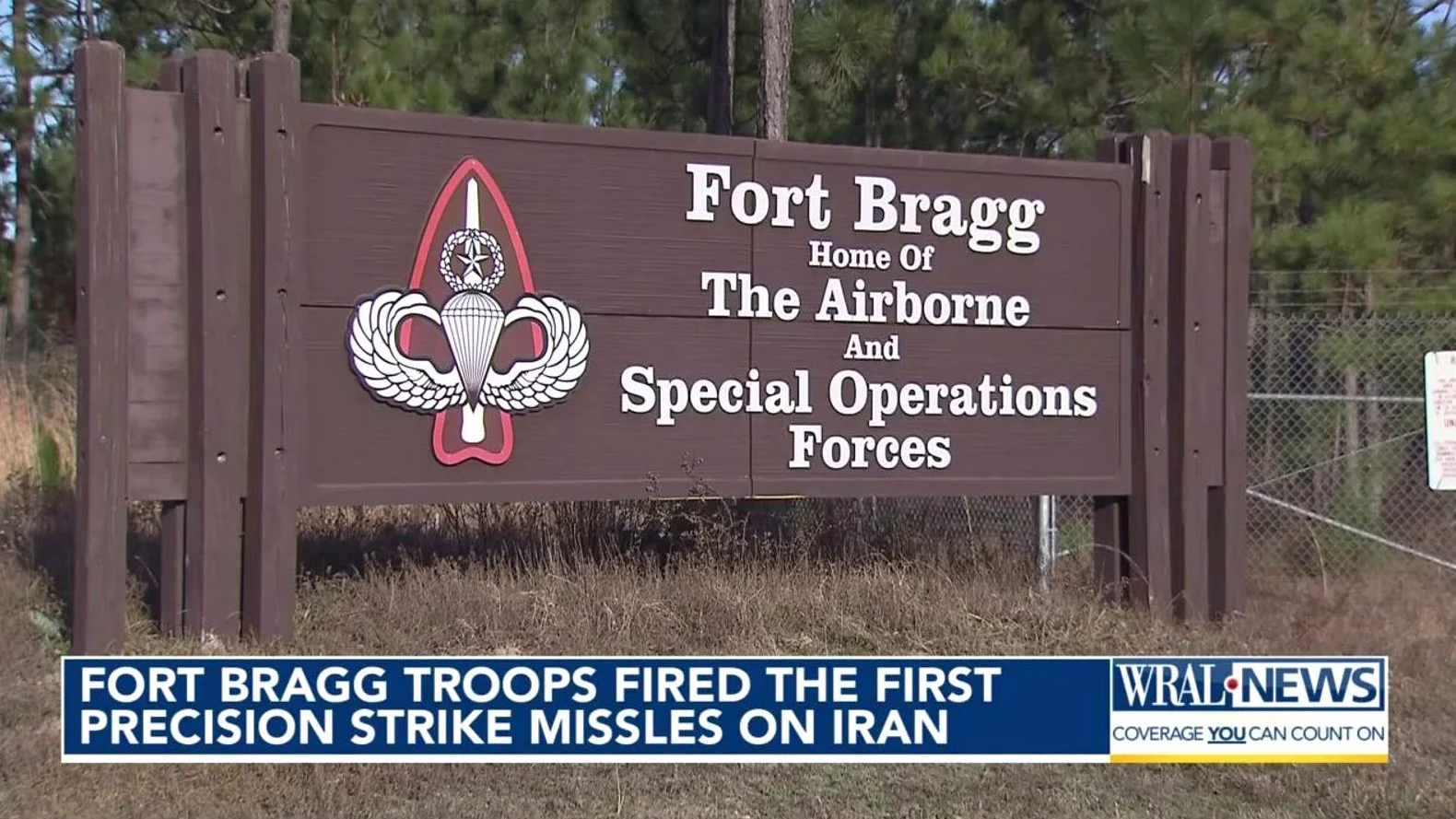 Soldaten aus Fort Bragg führten erste Präzisionsangriffe in Iran durch
