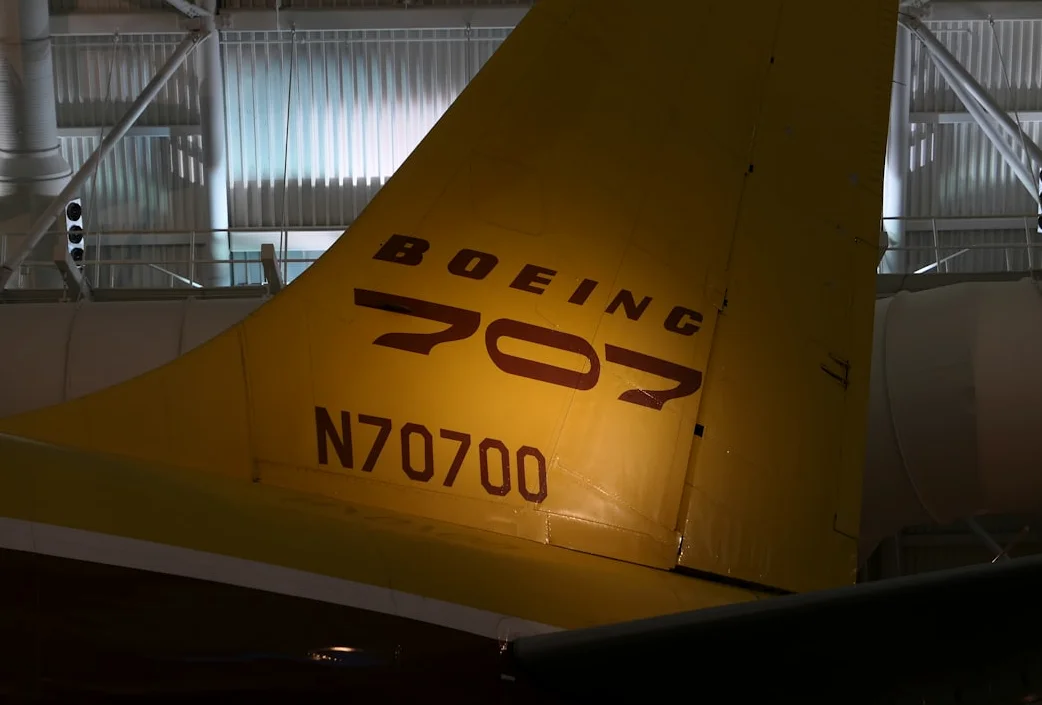 US-Luftwaffe KC-135-Stratotanker am Ben-Gurion-Flughafen