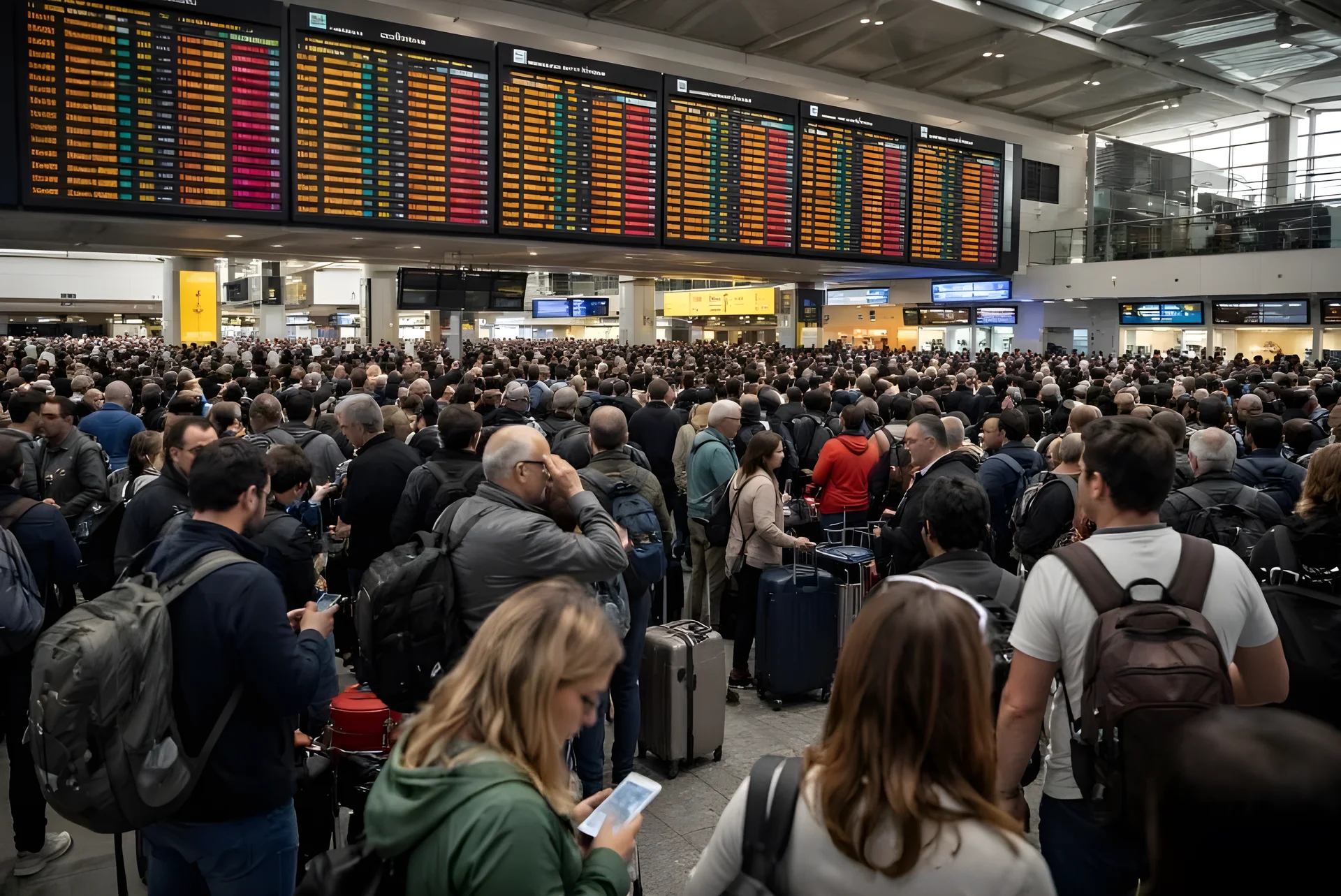 Francia, Países Bajos y Alemania afectados por caos en el transporte aéreo con retrasos y cancelaciones