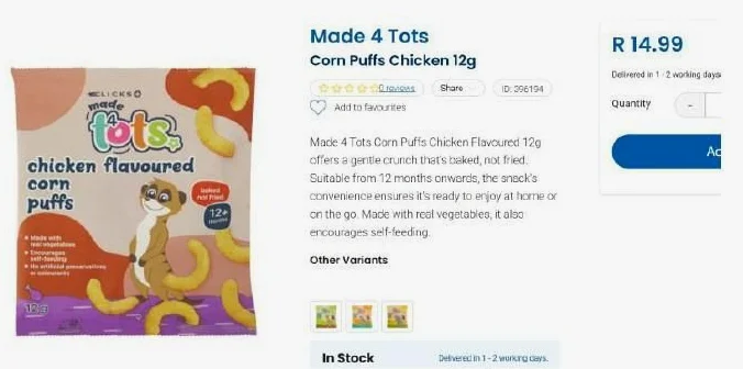 Clicks Issues Immediate Recall on Kids’ Snacks Amid Listeria Fears
