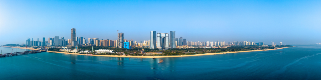 Panoramic view of Xiamen Yinglan International Financial Center