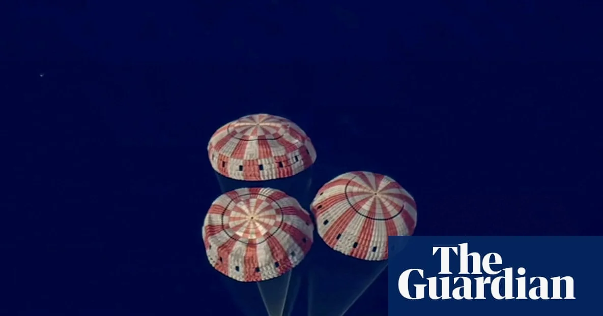 Artemis II: cuarto grupo de astronautas regresa de la luna tras 10 días