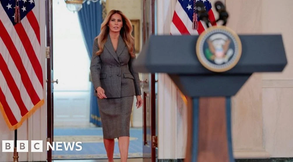 Melania Trumps Rede bringt Epstein-Krise erneut in den Vordergrund