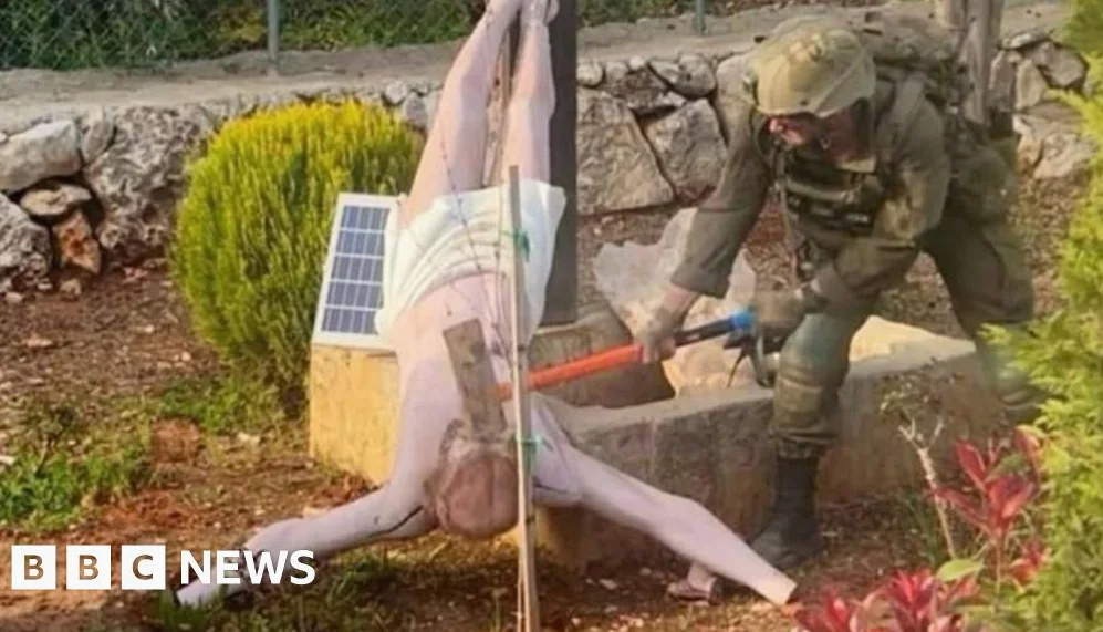 이스라엘 군인, 레바논 예수상 파괴로 30일 군형량 선고