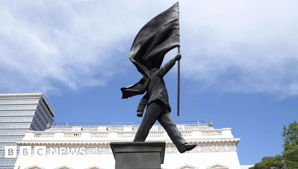 Banksy errichtet Statue in London: Keine Genehmigung, aber hohe Aufmerksamkeit