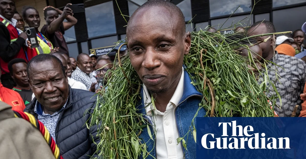 Sabastian Sawe receives hero’s welcome in Kenya after sub-two hour marathon feat
