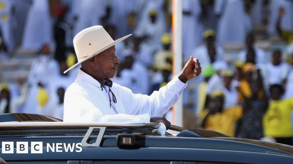 Uganda's president sworn in for record seventh term