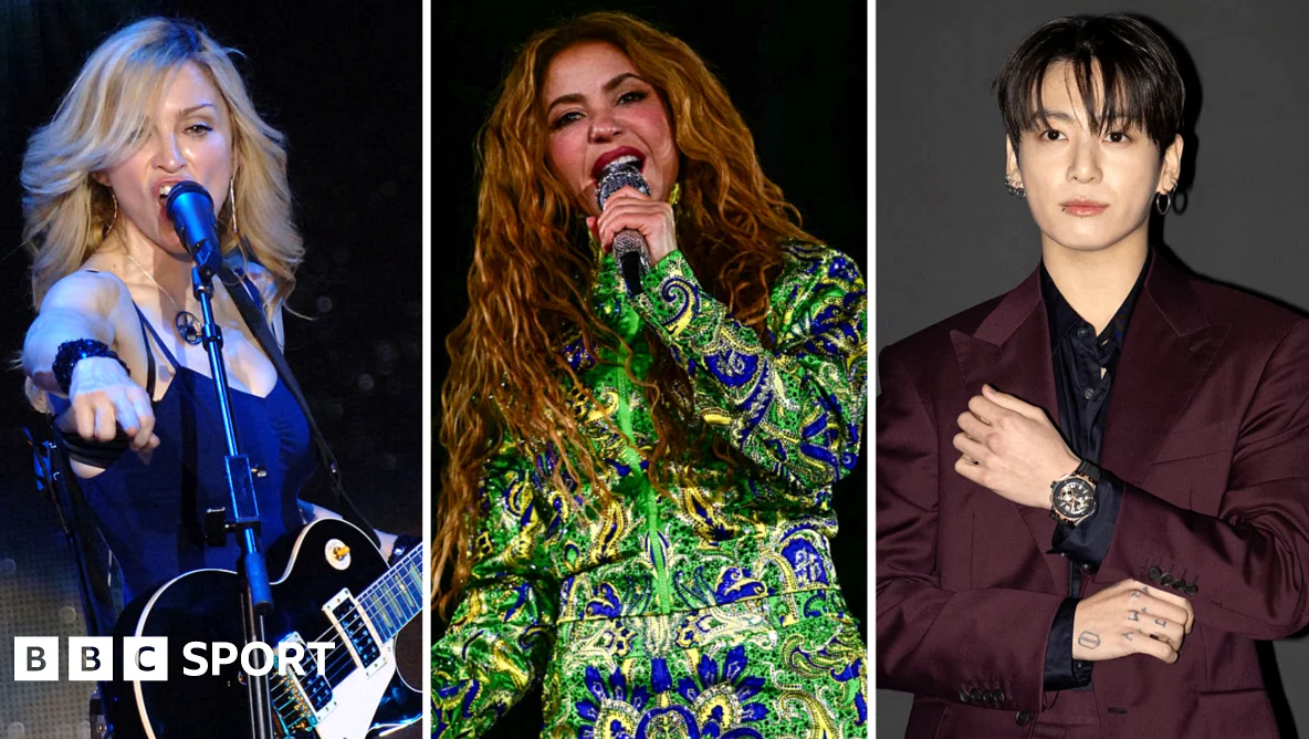 Madonna, Shakira & BTS to headline World Cup half-time show