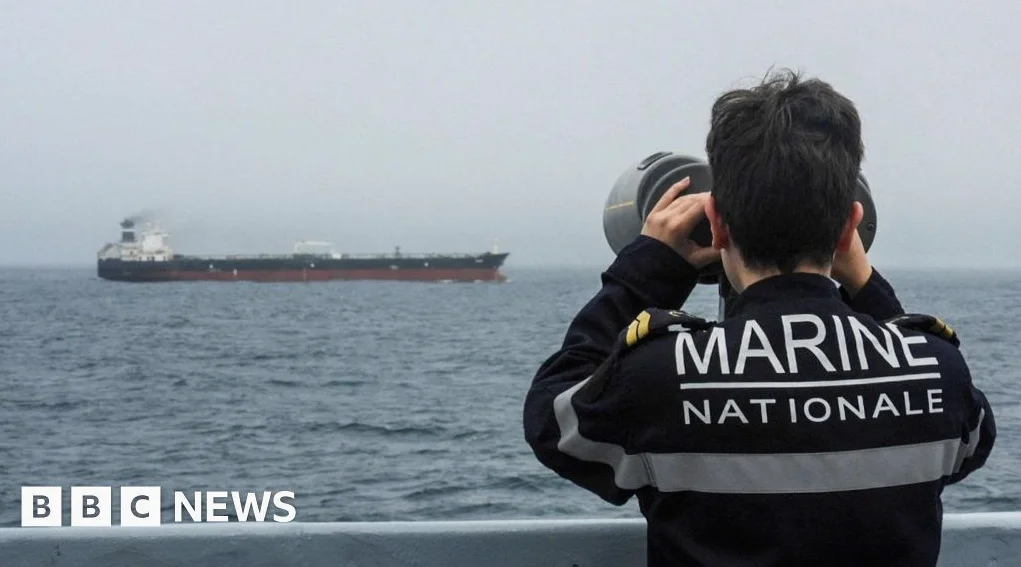 France seized sanctioned Russian oil tanker with UK help, Macron says