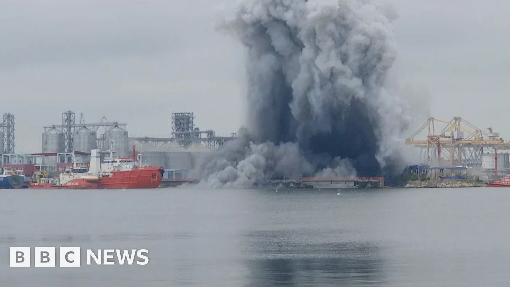 Ukraine Strikes Cargo Ships, Confirms Romania Drone Blast