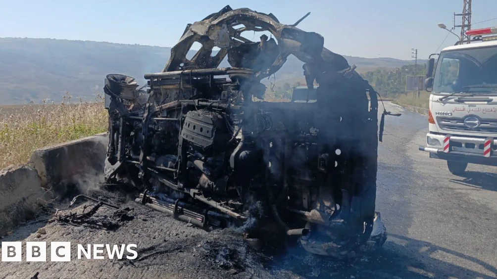 Lebanon says three soldiers killed in Israeli attack on car