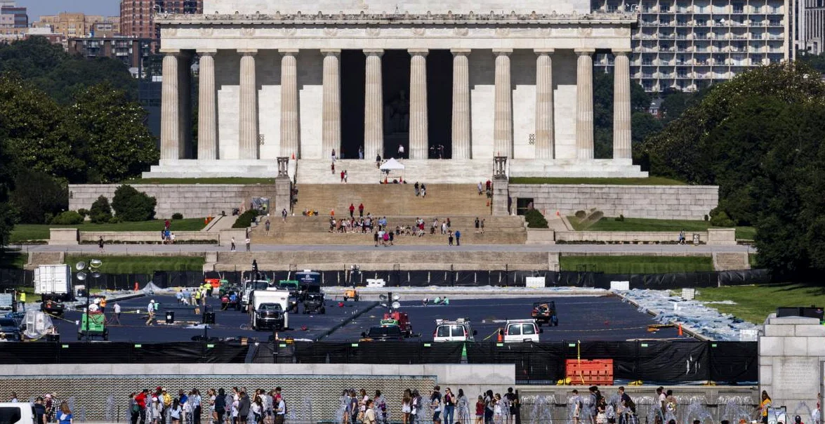 Trump: 14,8 millones para renovar el estanque del Lincoln Memorial