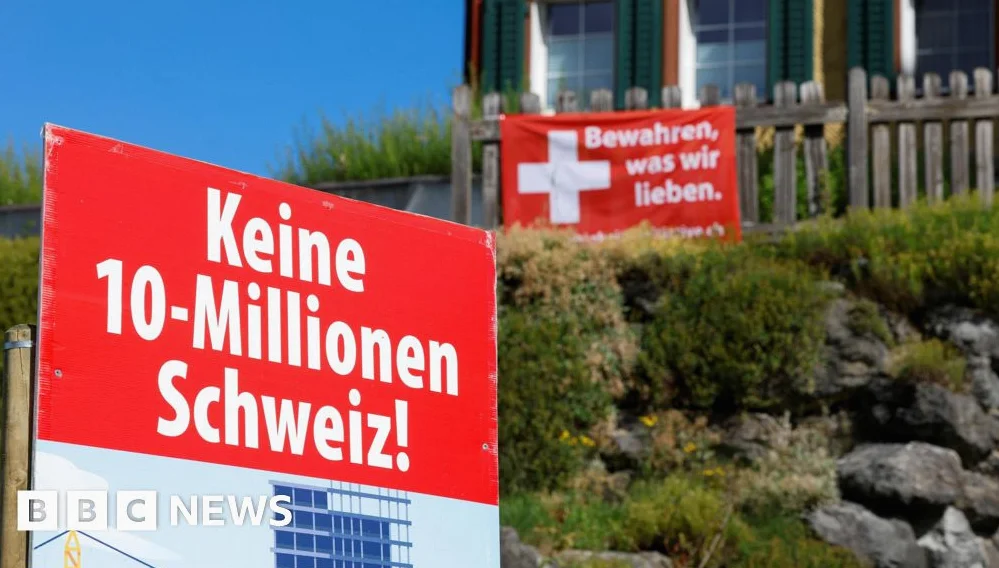 スイス住民投票で人口1000万人上限案否決