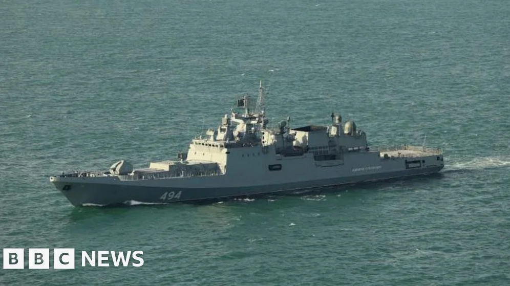 英国、英海峡でロシア軍艦が警告射撃か調査中