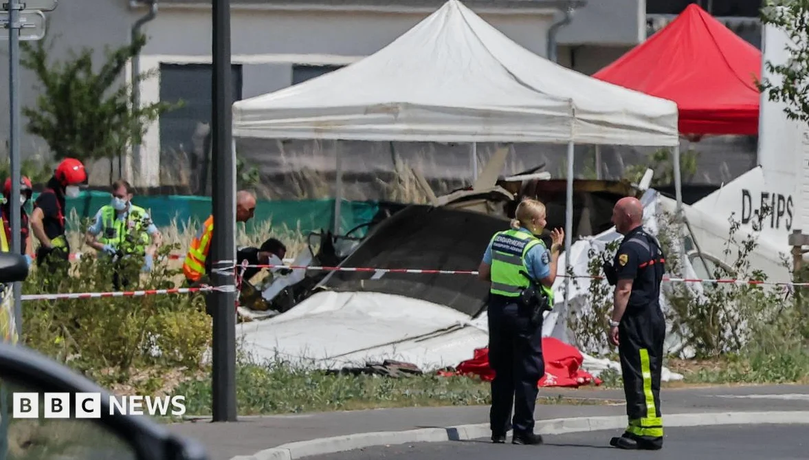 Eleven killed after plane carrying skydivers crashes in eastern France