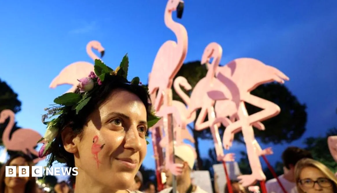 Flamingo Revolution Gains Momentum as Thousands Protest in Albania