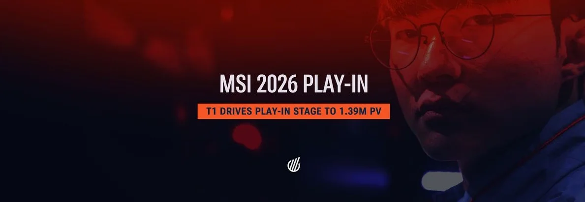 MSI 2026 Heads to Daejeon, South Korea with 1.39M Peak Viewers