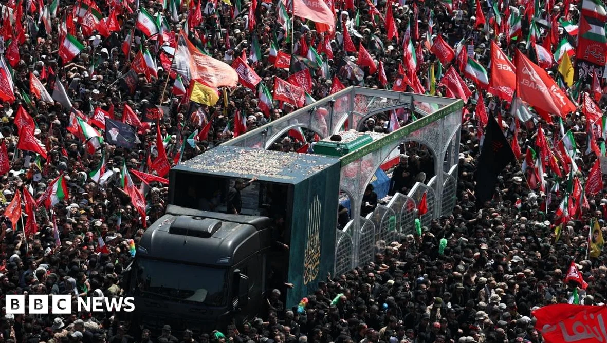 Huge Crowds Fill Tehran for Khamenei’s Funeral