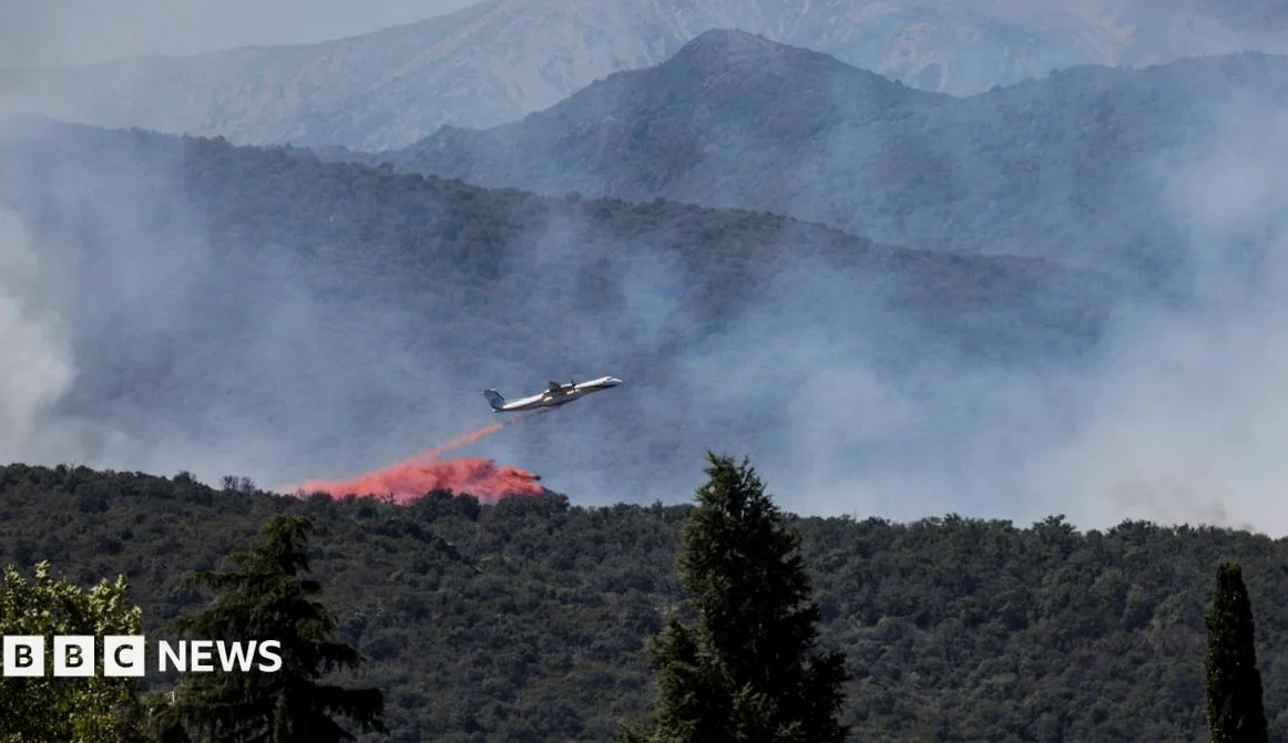 Southern France Wildfire Forces 10,000 Evacuations