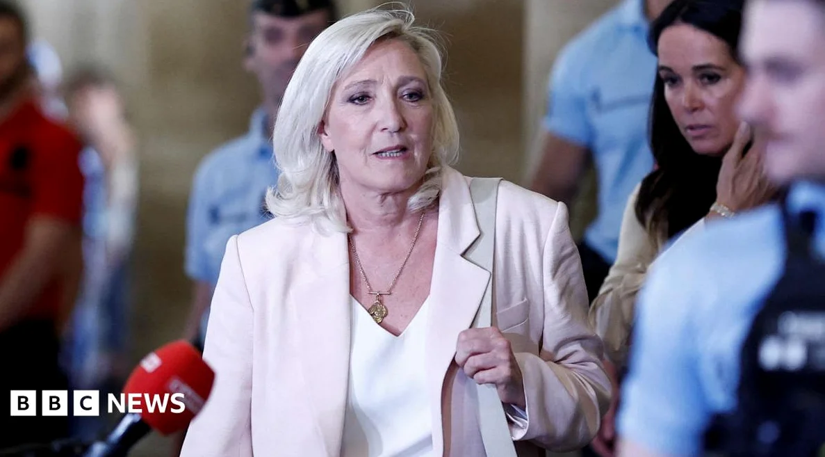 Marine Le Pen found guilty, but court clears way for presidential run if she wears tag