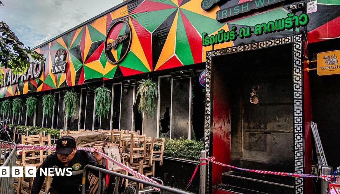 Death toll from Bangkok bar fire rises to 30 as police probe safety lapses