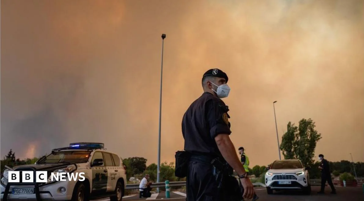 Firefighters Struggle to Contain Madrid Wildfires as 140,000 Evacuated in France and Spain