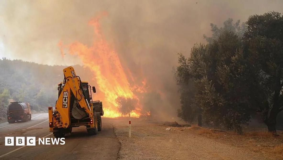 Two Firefighters Die in Crete as Wildfires Threaten Southern Europe