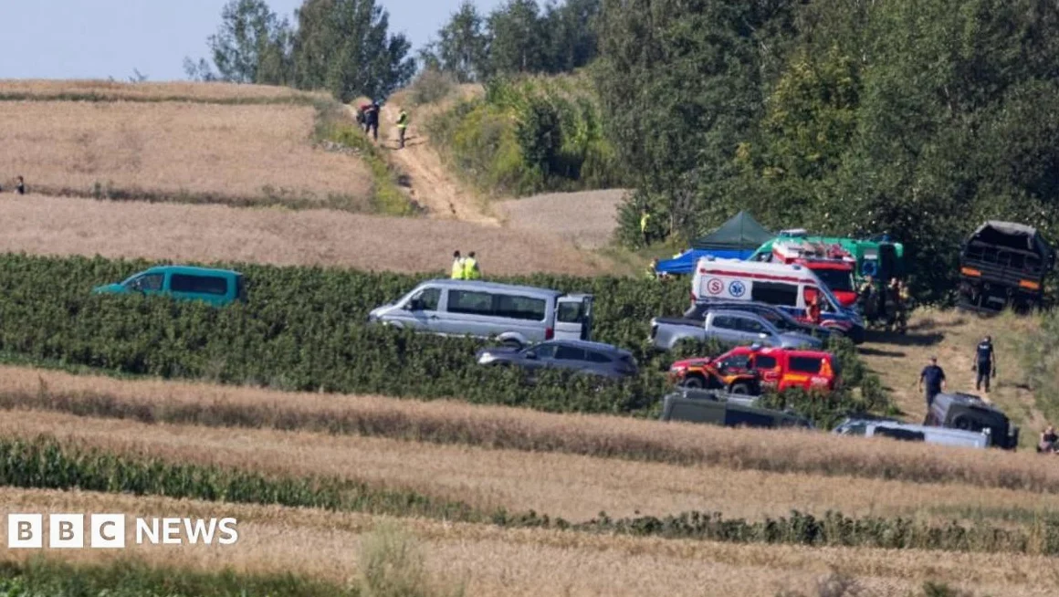 Russisches Raketenloch in Polen: 10 Meter tief