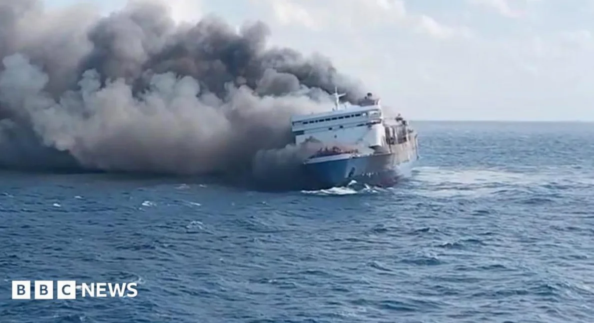 Five dead, 41 missing, after Indonesia ferry catches fire