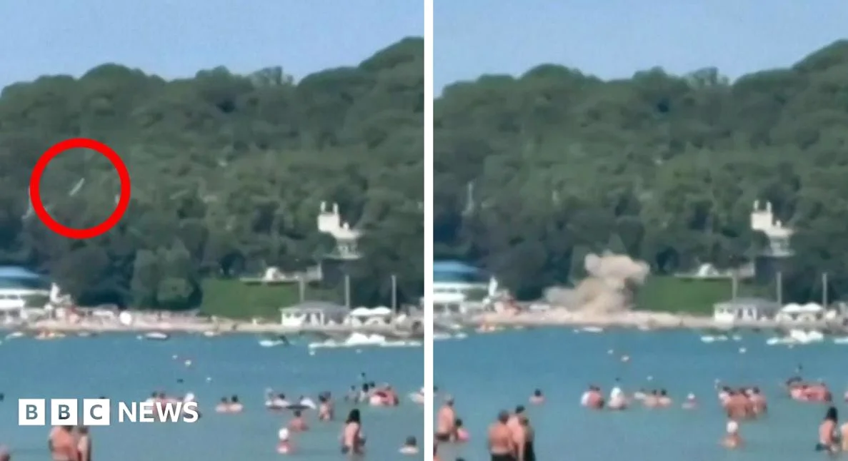 Russia says seven killed and 40 injured by Ukrainian drone hitting busy beach