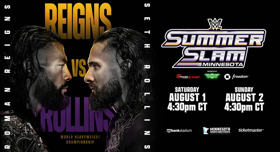 WWE SummerSlam 2026 Results: Roman Reigns vs. Seth Rollins
