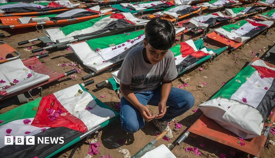 Gaza Holds Mass Funeral for 112 Killed in 2023 Israeli Strike