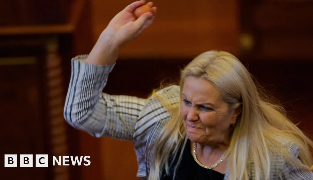Kosovo MP Throws Eggs at Acting PM During Parliamentary Session