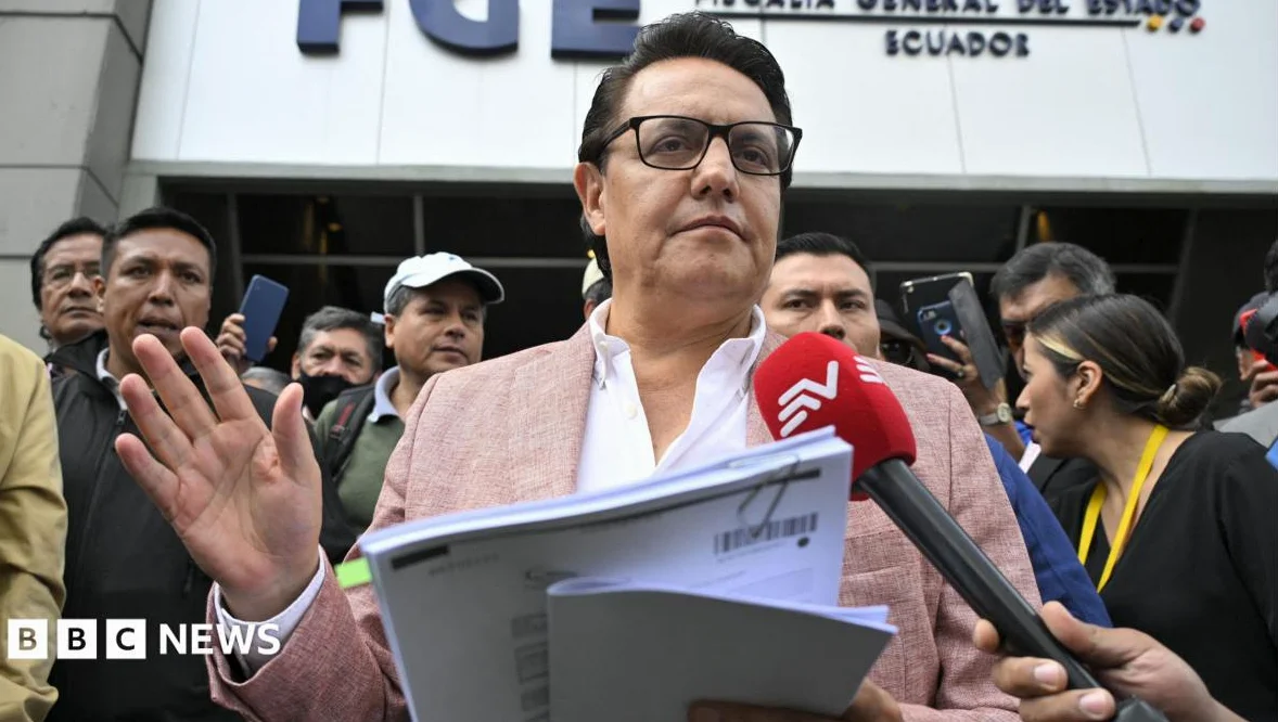 Ecuador charges ex-minister over presidential candidate assassination case