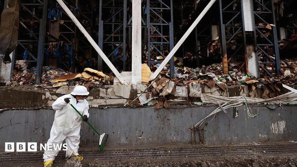 85 Millionen Pfund verrottetes Essen nach Lagerbrand in LA